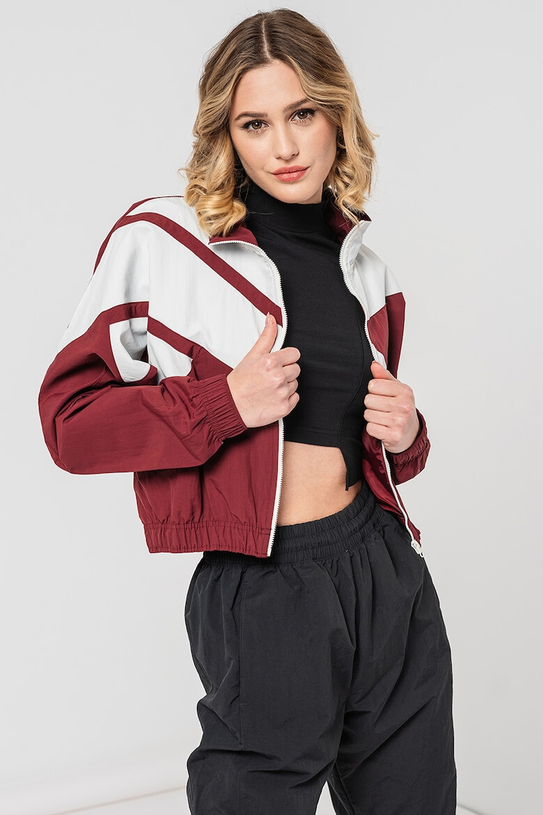 Reebok Jacheta crop de trening cu model colorblock - Pled.ro