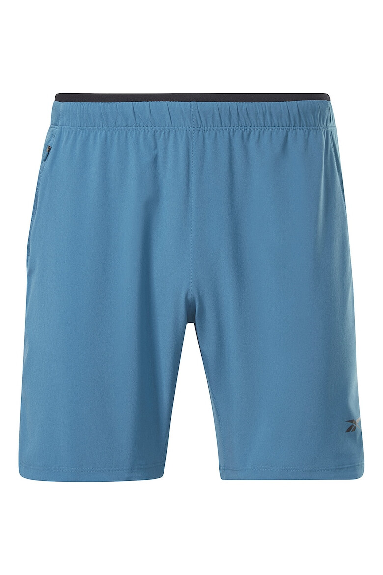 Reebok Pantaloni scurti cu buzunare cu fermoar pentru fitness Strength - Pled.ro