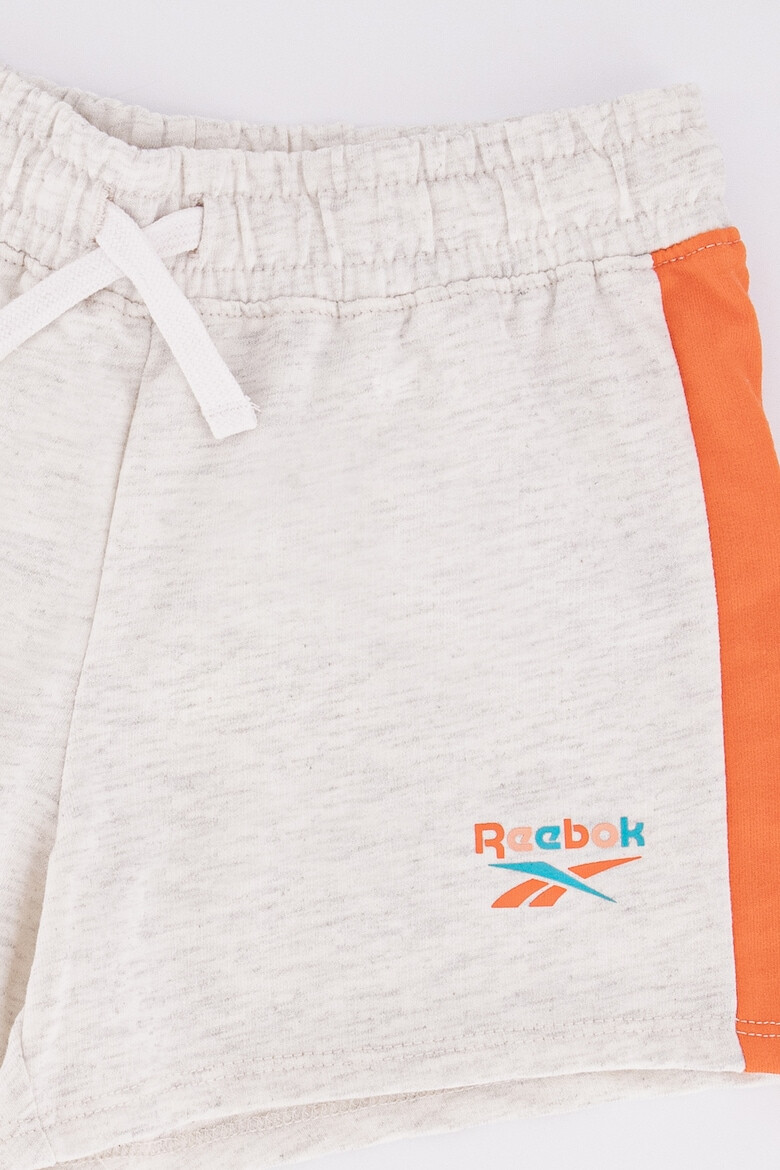 Reebok Pantaloni scurti din amestec de bumbac cu snururi - Pled.ro