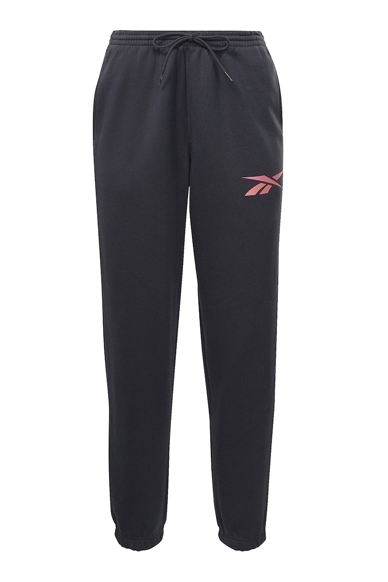 Reebok Pantaloni sportr regular fit din amestec de bumbac cu snur in talie - Pled.ro