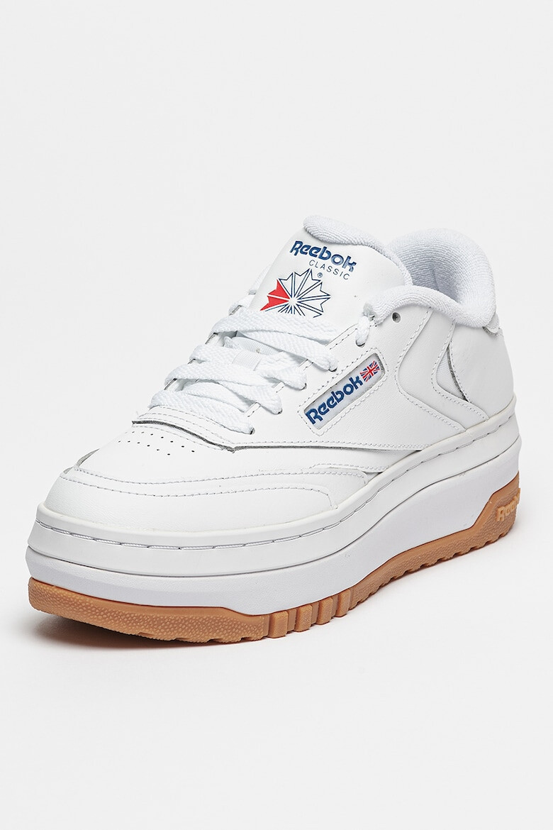 Reebok Pantofi flatform sport de piele Club C Extra - Pled.ro