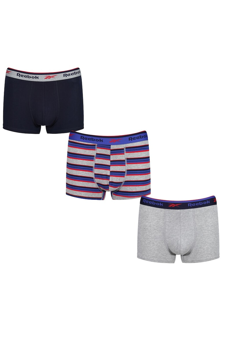 Reebok Set de boxeri cu banda logo in talie - 3 perechi - Pled.ro