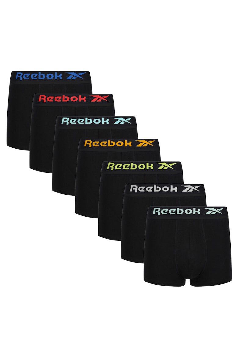 Reebok Set de boxeri cu banda logo in talie - 7 perechi - Pled.ro