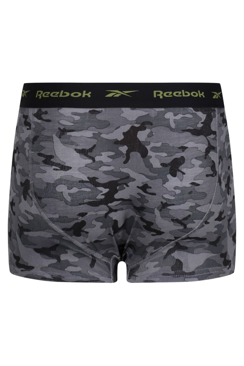 Reebok Set de boxeri uni si cu model - 3 perechi - Pled.ro