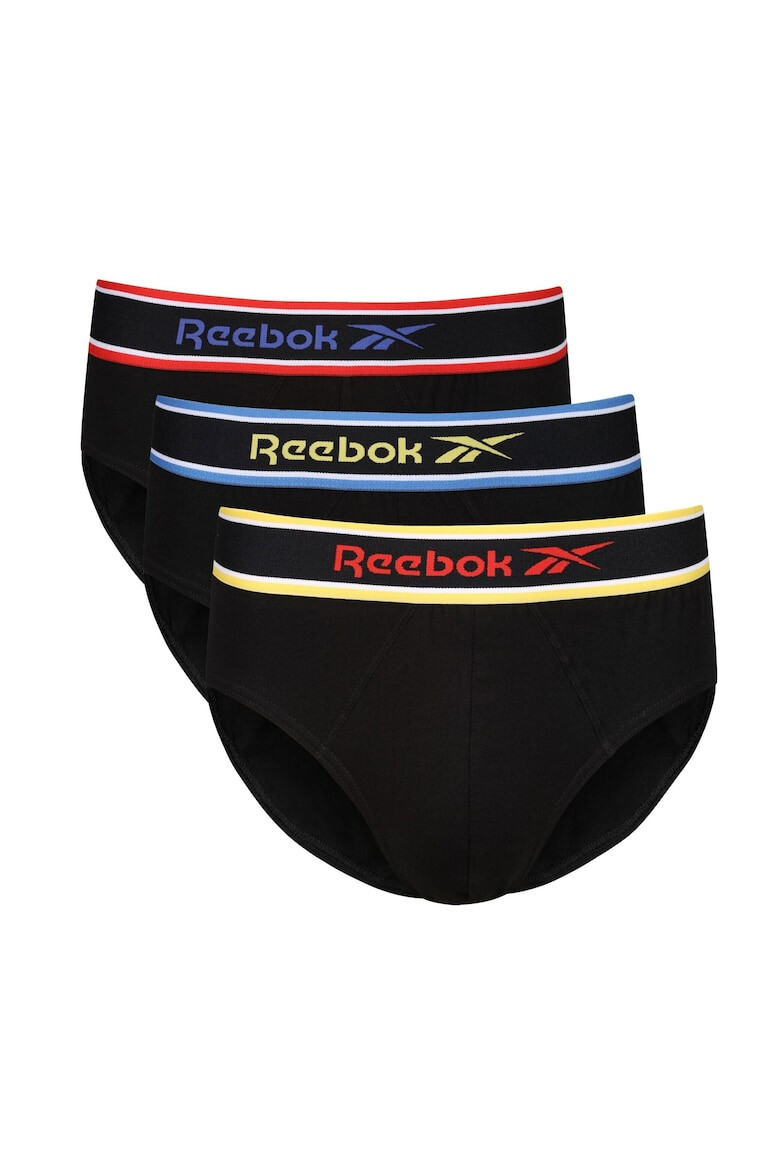 Reebok Set de chiloti cu banda logo in talie - 3 perechi - Pled.ro