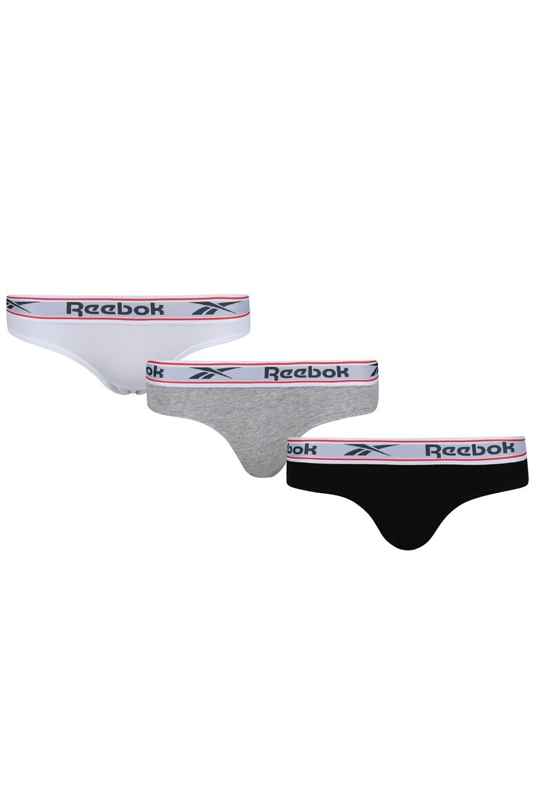 Reebok Set de chiloti cu banda logo in talie - 3 perechi - Pled.ro