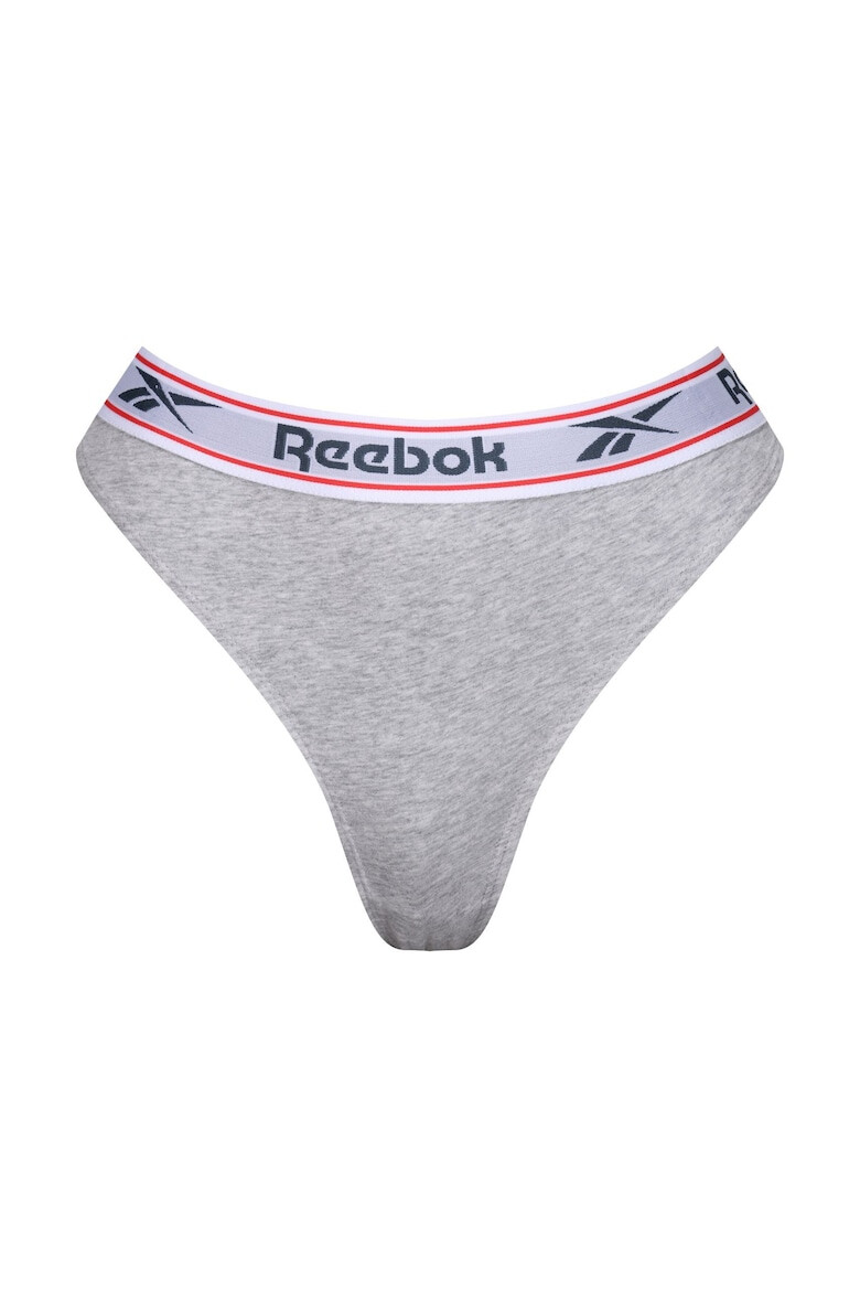 Reebok Set de chiloti tanga cu banda logo in talie - 3 perechi - Pled.ro