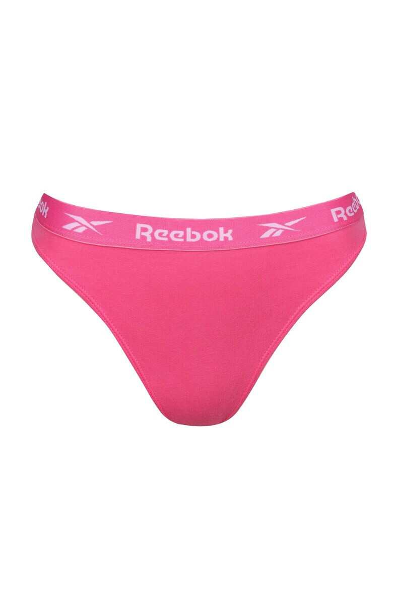 Reebok Set de chiloti tanga cu banda logo in talie - 3 perechi - Pled.ro