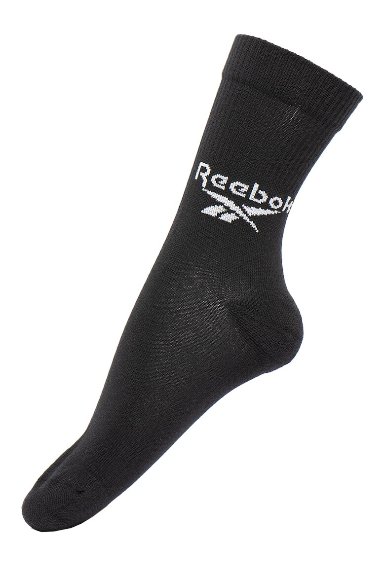 Reebok Set de sosete unisex cu model logo - 3 perechi - Pled.ro