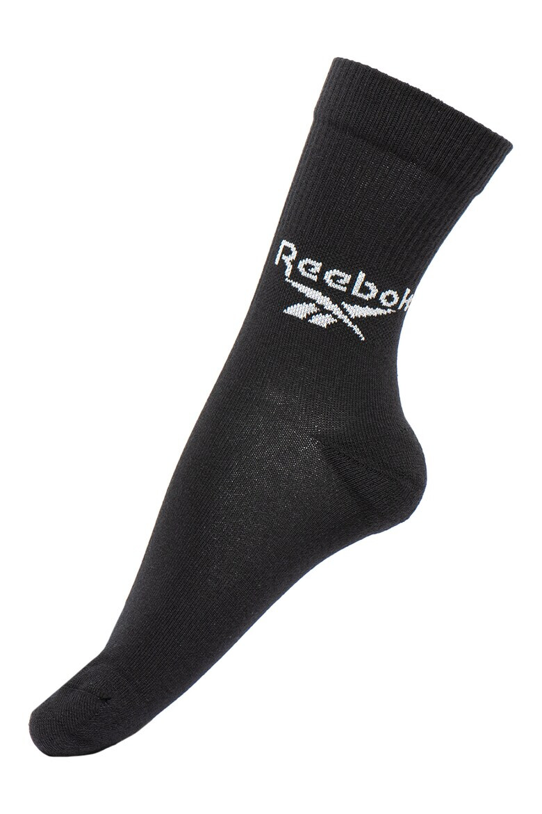 Reebok Set de sosete unisex cu model logo - 3 perechi - Pled.ro