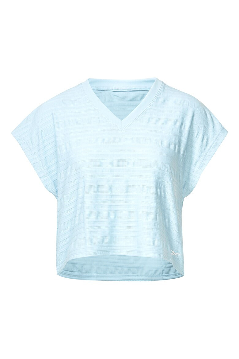 Reebok Tricou crop cu decolteu in V pentru antrenament - Pled.ro