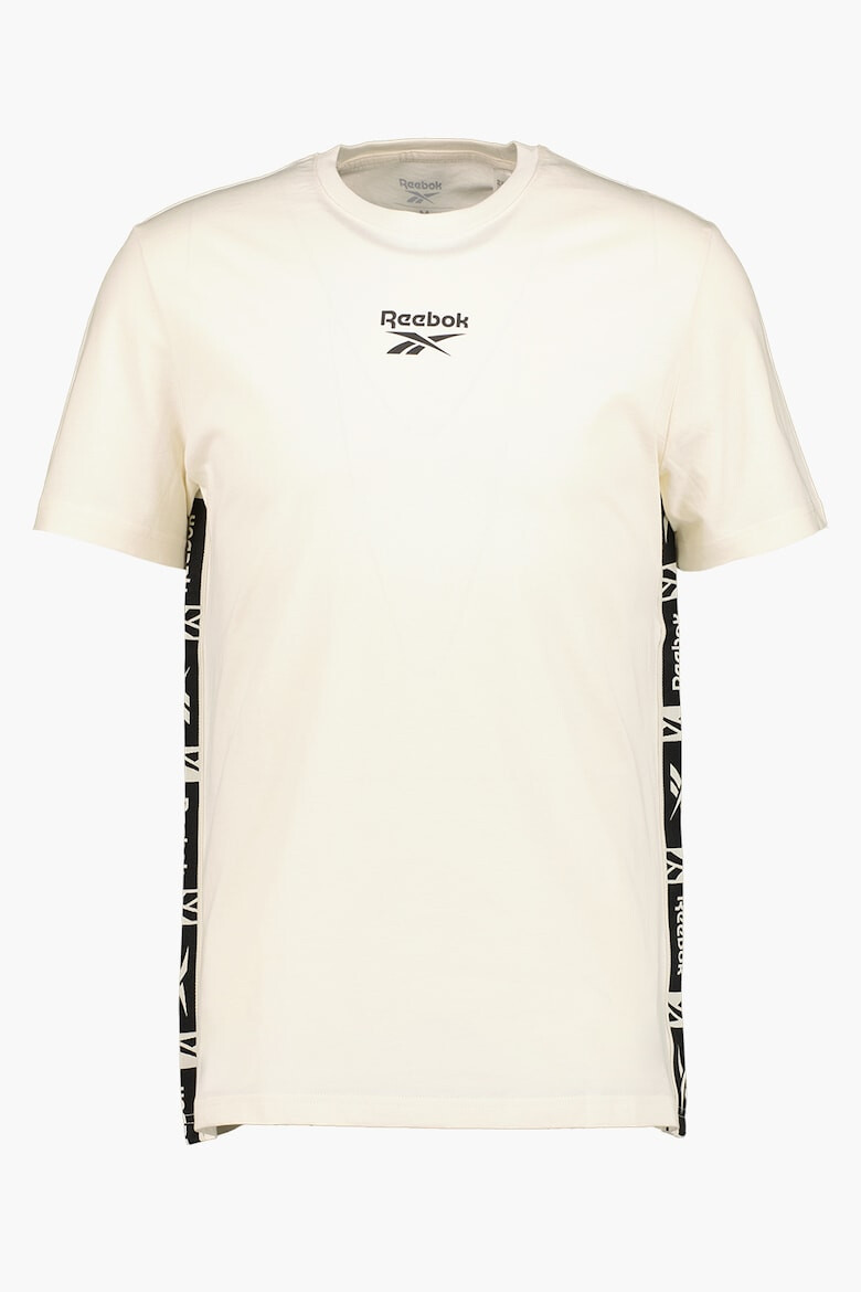 Reebok Tricou cu benzi logo pentru fitness - Pled.ro