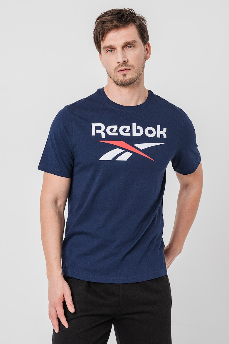 Reebok Tricou din bumbac cu logo pentru fitness - Pled.ro