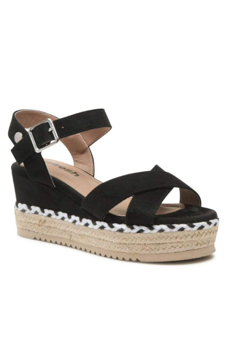 Refresh Espadrile dama Textil Negru 383158 - Pled.ro