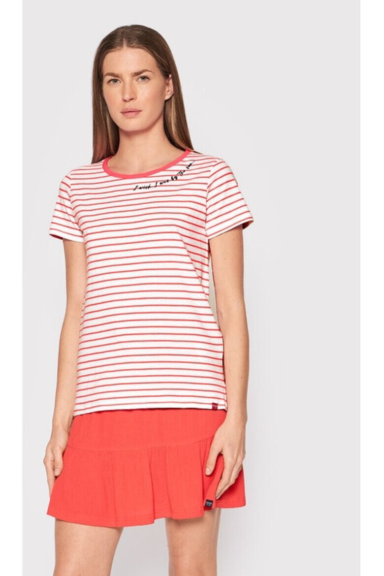 Regatta Tricou dama 51165 Bumbac Roz/Alb - Pled.ro