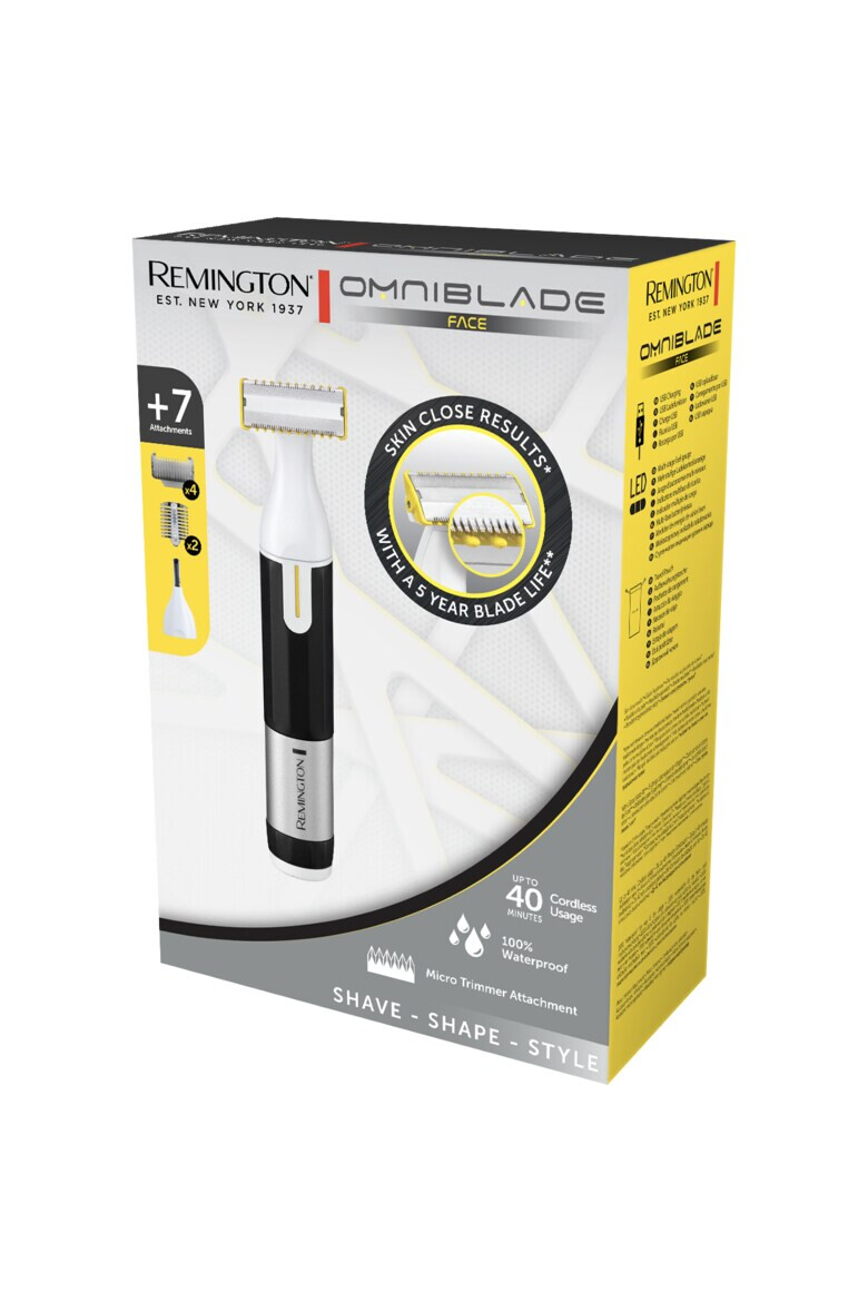 Remington Aparat hibrid de ras si tuns barba pentru fata Omniblade Face - Pled.ro