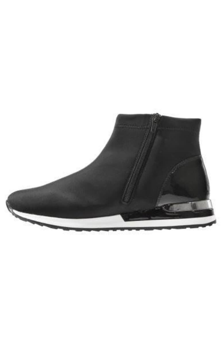 Remonte Cizme dama Stretch Amster Softlack Ankle Boots Piele ecologica Negru - Pled.ro