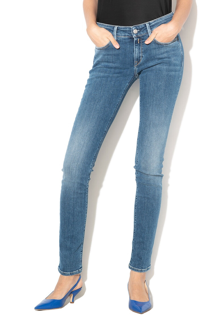 Replay Blugi skinny cu aspect decolorat Luz - Pled.ro