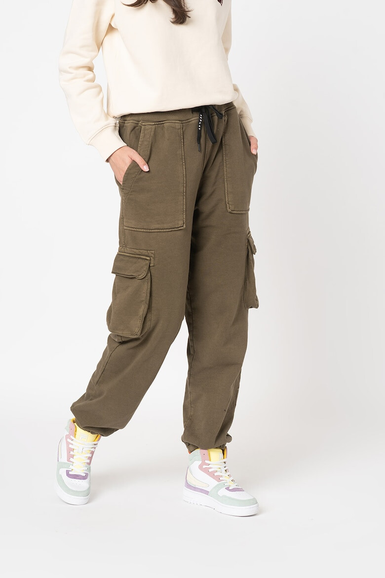 Replay Pantaloni sport cargo cu snur de ajustare - Pled.ro