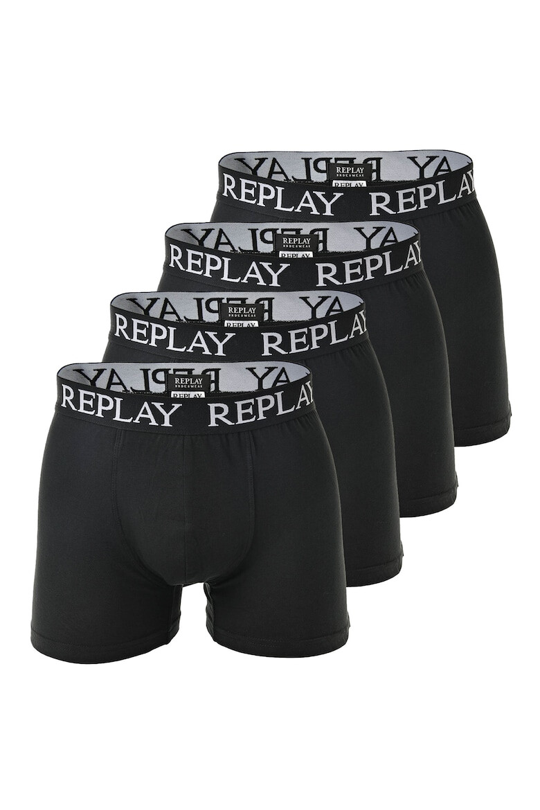 Replay Set de boxeri cu logo - 4 perechi - Pled.ro