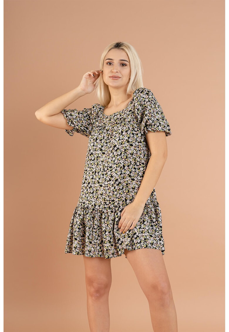 RESENSE Rochie mini cu imprimeu si decolteu pe umeri Rosemary - Pled.ro