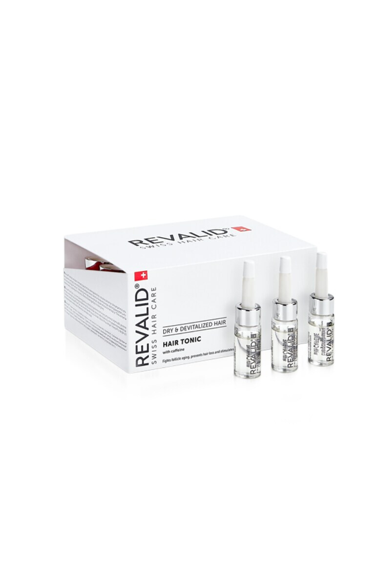 Revalid Tonic pentru par uscat si devitalizat 4 fiole x 30 ml - Pled.ro