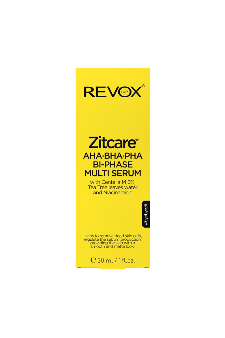 Revox Ser bifazic cu AHA BHA PHA Zitcare 30 ml - Pled.ro