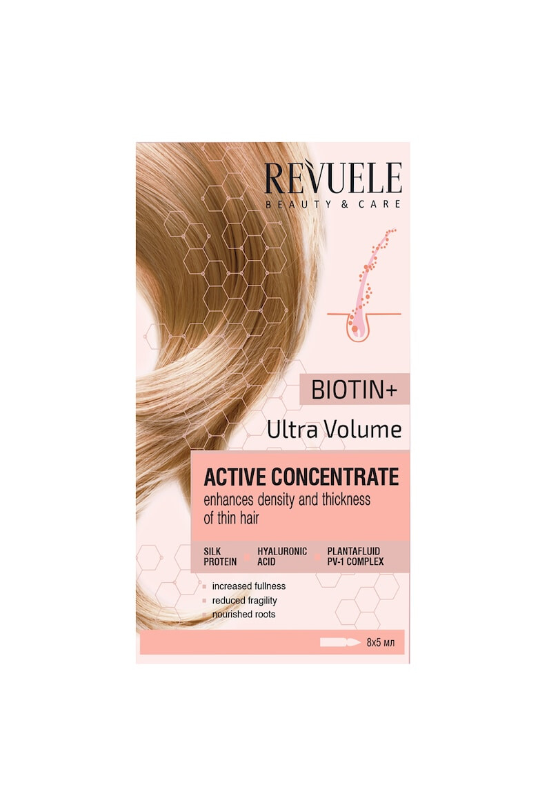 Revuele Fiole tratament pentru par Active hair concentrate 8buc x 5 ml - Pled.ro