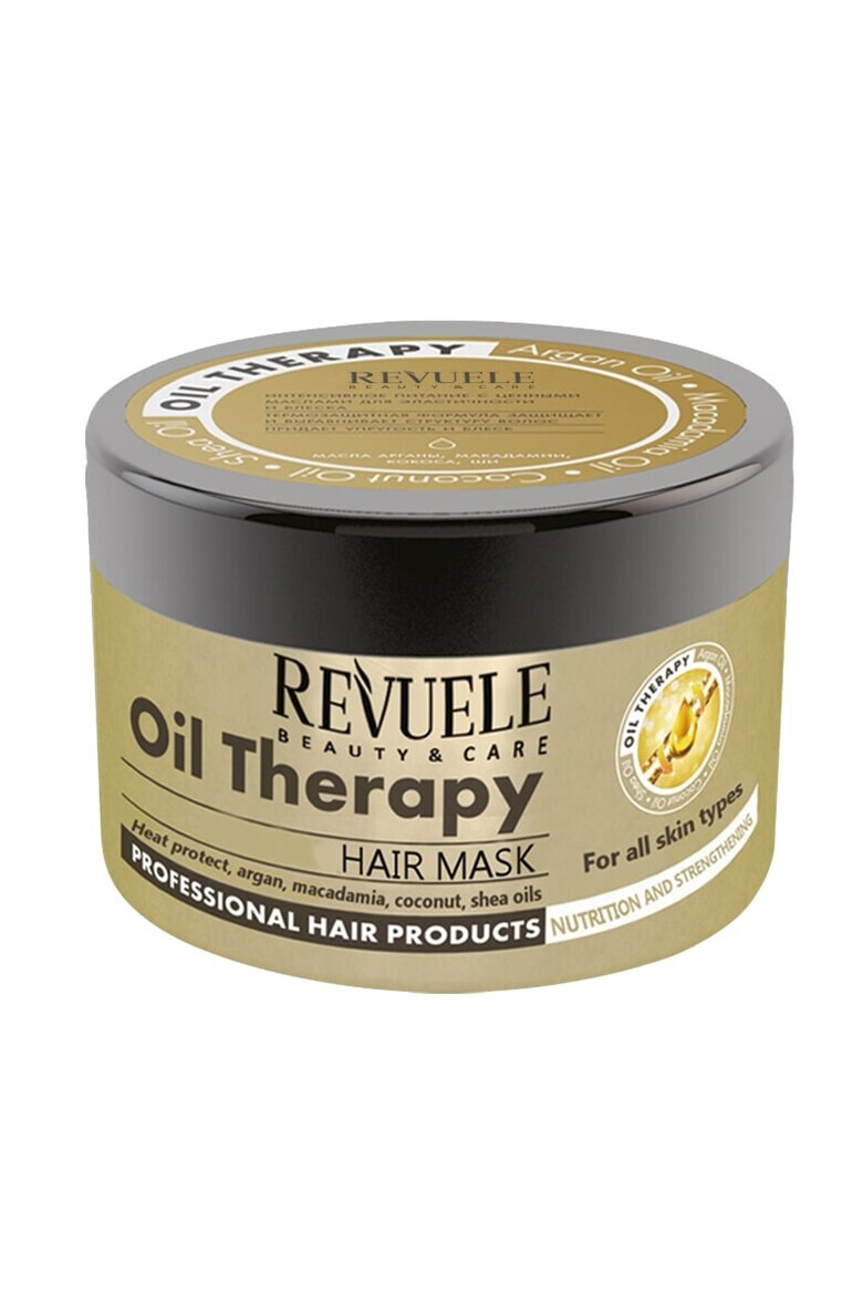 Revuele Masca de par Oil Therapy cu ulei de argan macadamia cocos si unt de shea 500 ml - Pled.ro