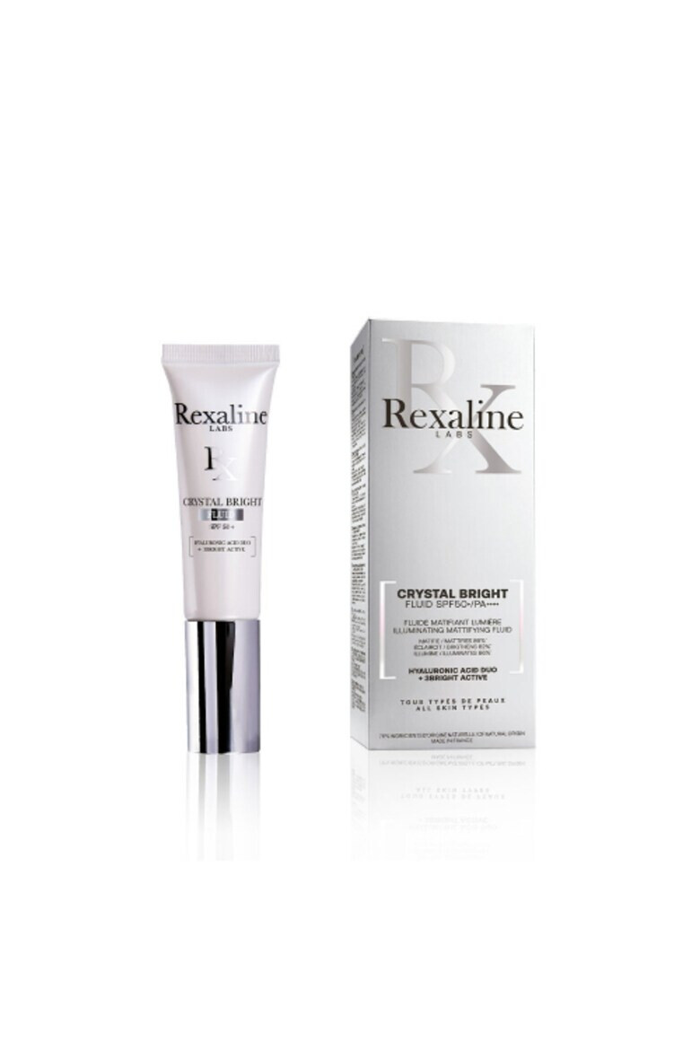 REXALINE Fluid matifiant de fata SFP50+ Crystal Bright 30ml - Pled.ro