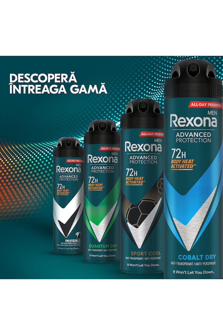 Rexona Deodorant Spray Advanced Protection Cobalt Dry 72h Men 150 ml - Pled.ro