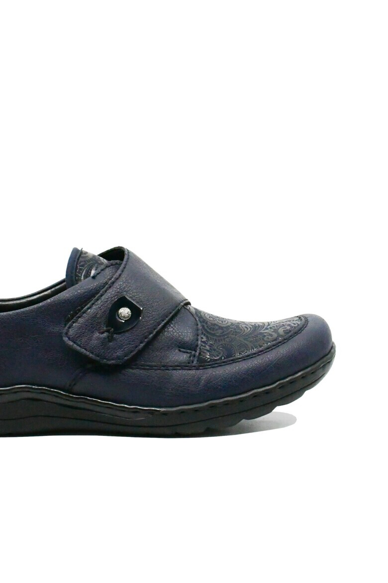 Rieker Pantofi dama navy cu talpa joasa - Pled.ro