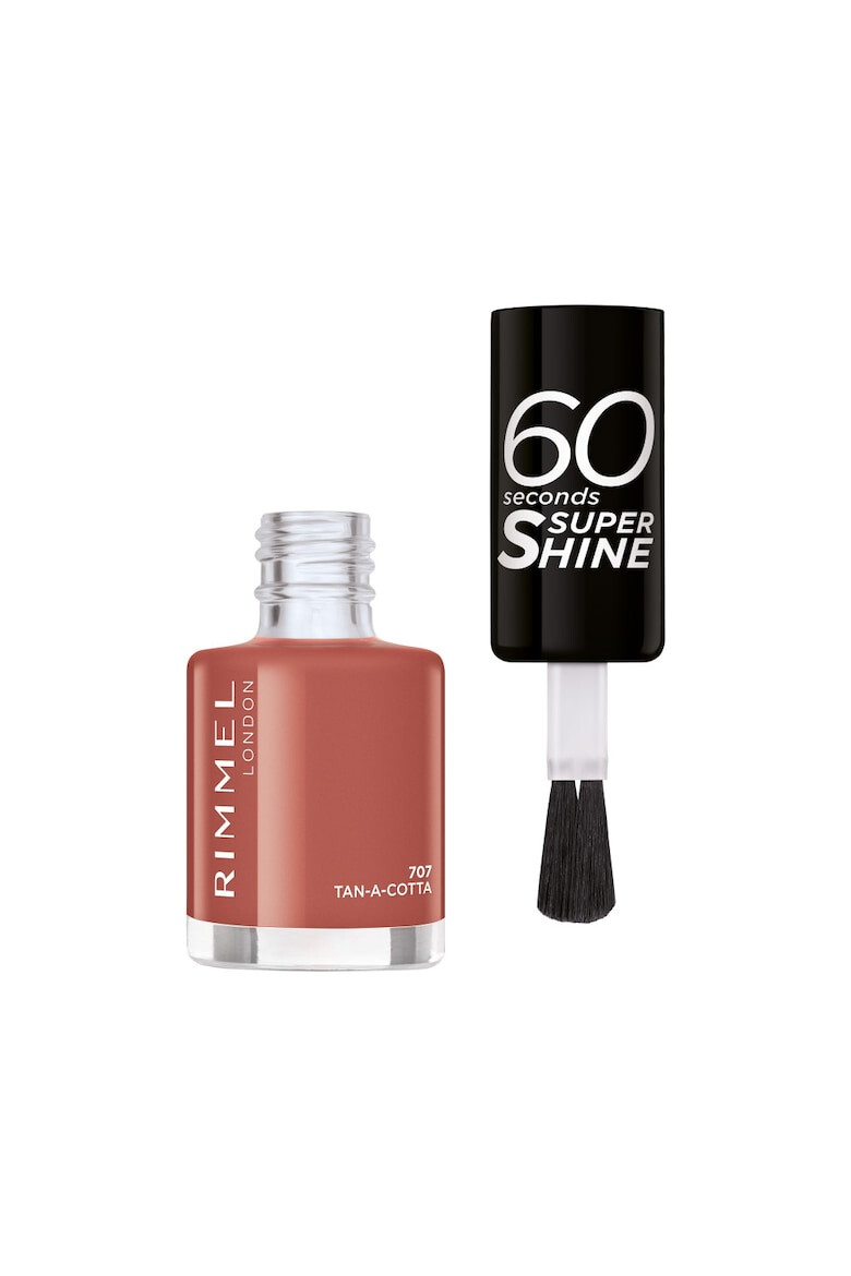 Rimmel Lac de Unghii London 60 Seconds Super Shine 811 Hot Metal Love 8 ml - Pled.ro