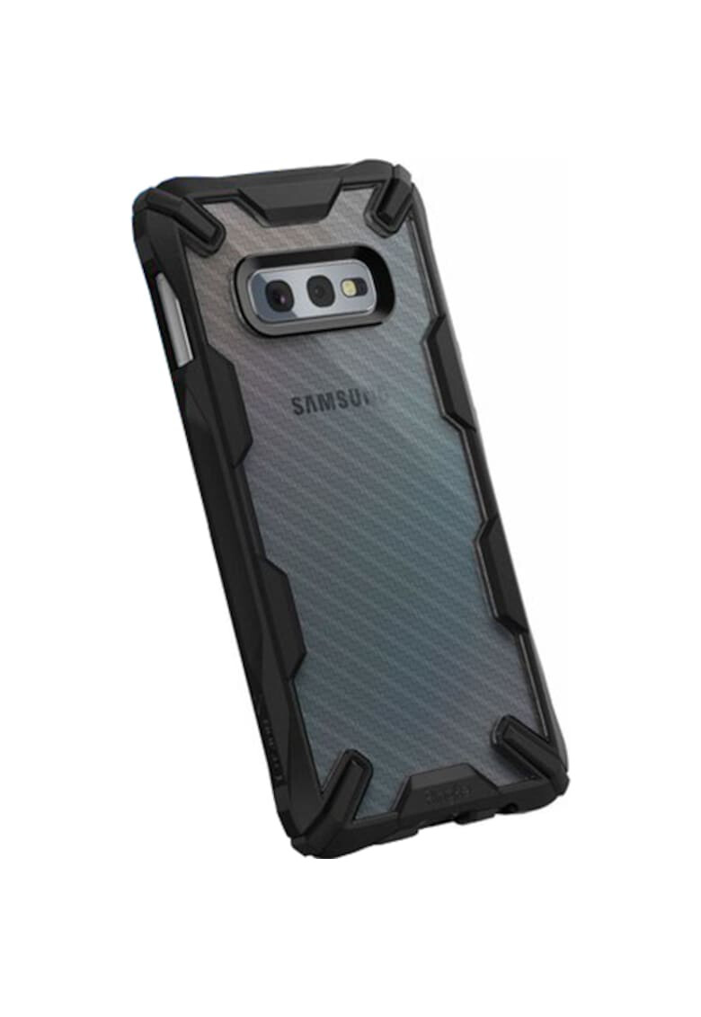 Ringke Husa de protectie pentru Samsung Galaxy S10 Lite fusion x design carbonfiber Negru - Pled.ro