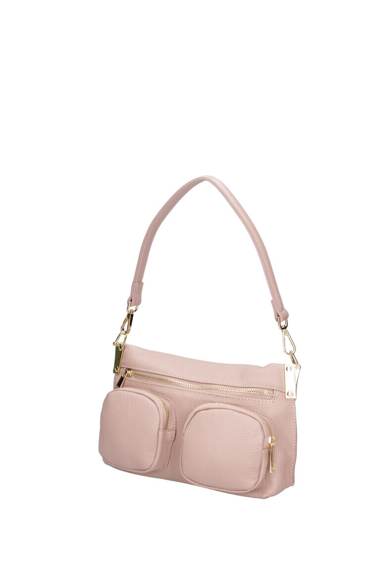 Roberta Rossi Geanta crossbody de piele cu buzunare multiple - Pled.ro