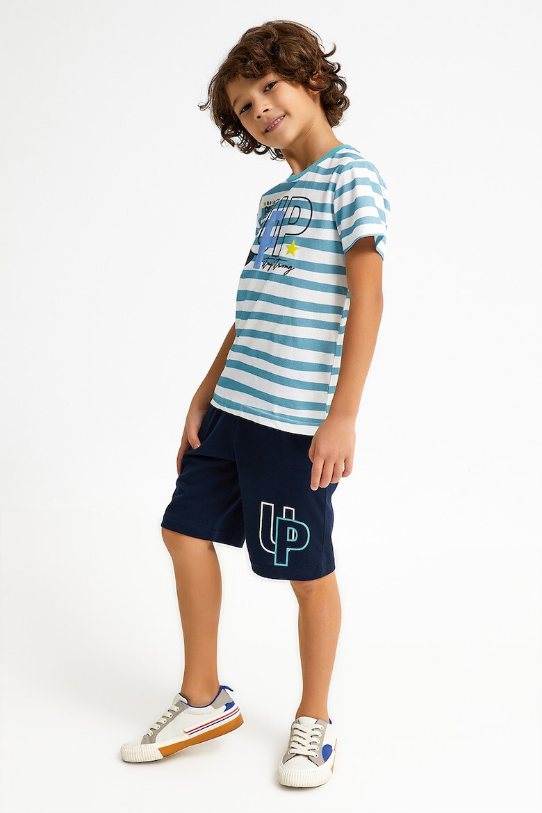 Roly Poly Set de pantaloni scurti si tricou cu model - Pled.ro