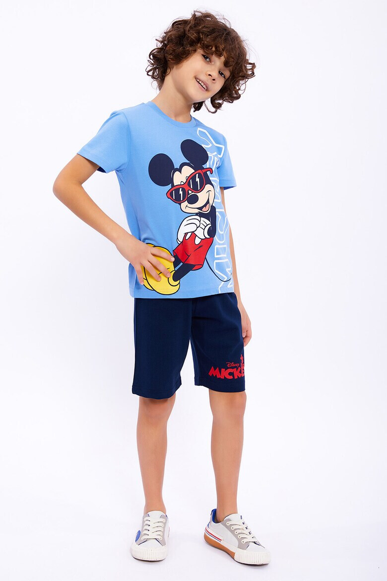 Roly Poly Set de tricou cu imprimeu Mickey-Mouse si pantaloni scurti - 2 piese - Pled.ro