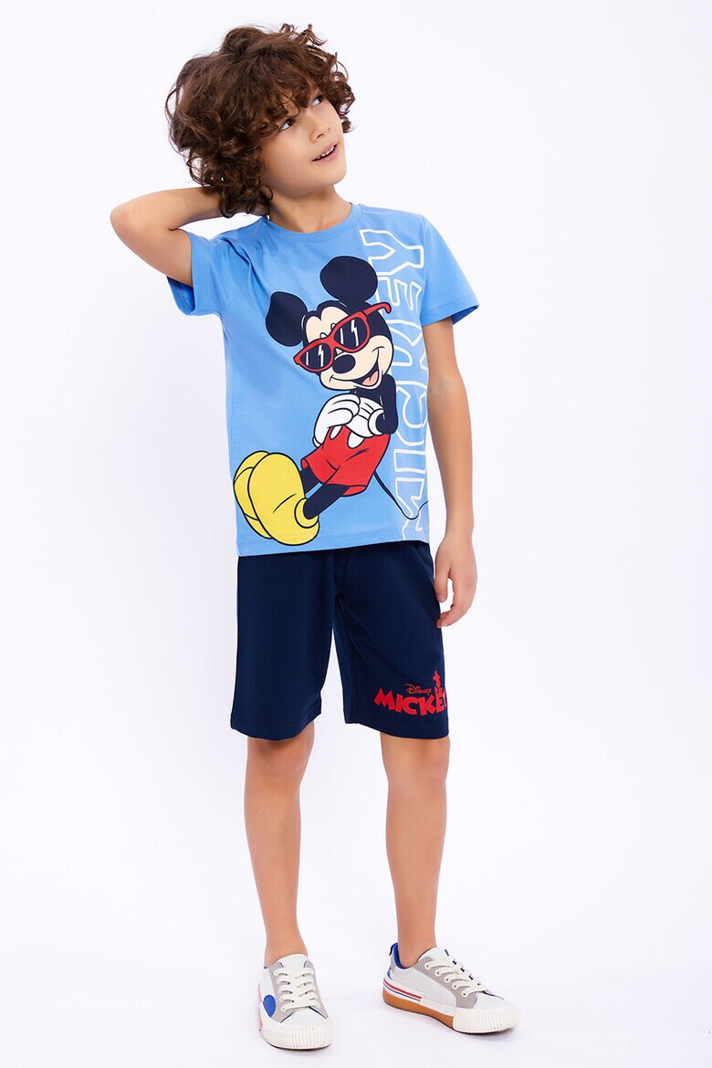 Roly Poly Set de tricou cu imprimeu Mickey-Mouse si pantaloni scurti - 2 piese - Pled.ro