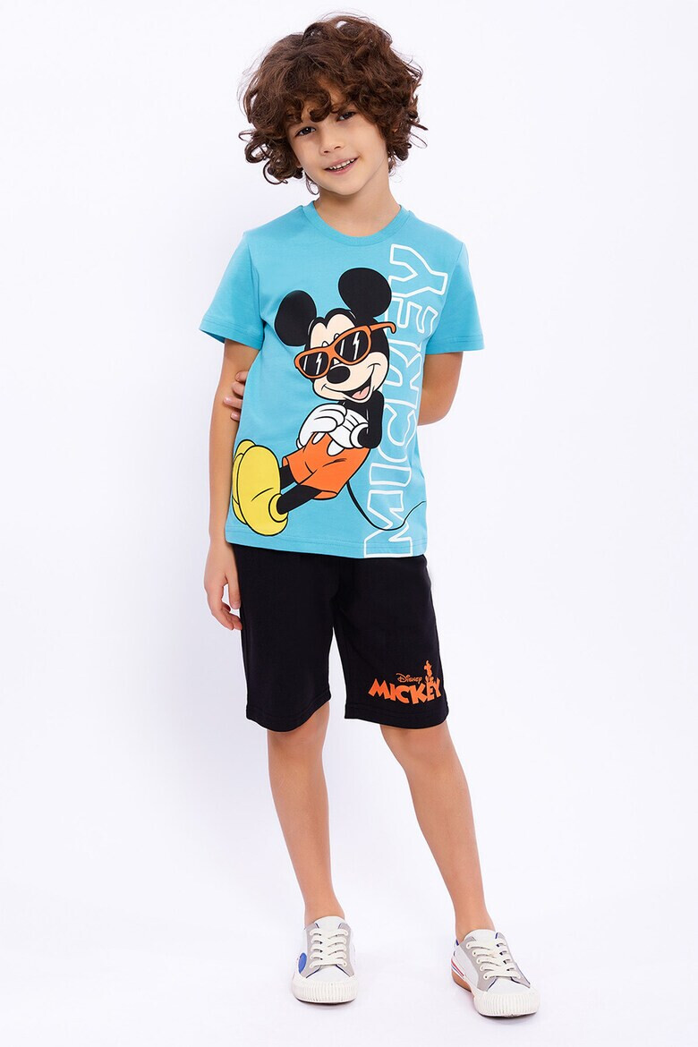 Roly Poly Set de tricou cu imprimeu Mickey-Mouse si pantaloni scurti - 2 piese - Pled.ro