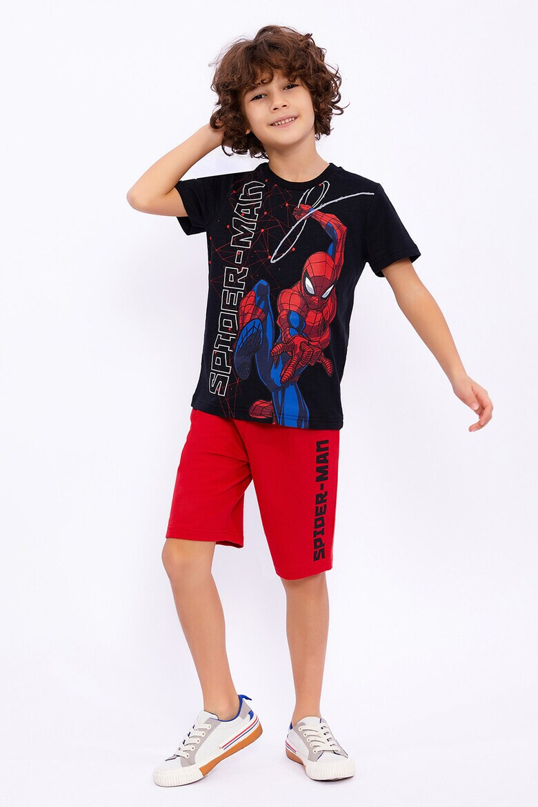 Roly Poly Set de tricou cu imprimeu Spiderman si pantaloni scurti - Pled.ro