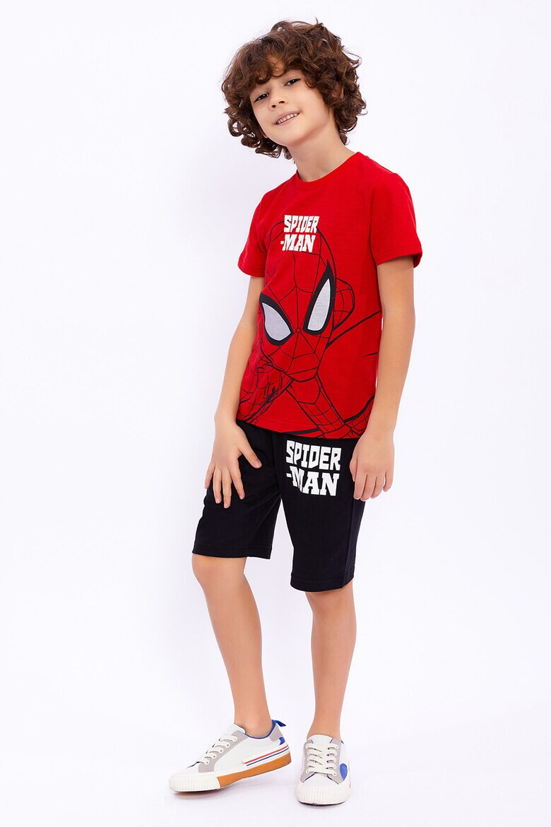 Roly Poly Set de tricou cu imprimeu Spiderman si pantaloni scurti - Pled.ro