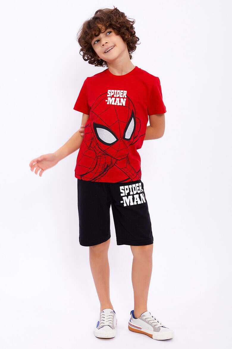 Roly Poly Set de tricou cu imprimeu Spiderman si pantaloni scurti - Pled.ro