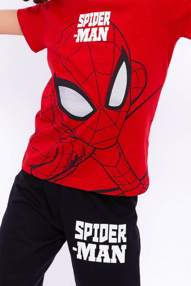 Roly Poly Set de tricou cu imprimeu Spiderman si pantaloni scurti - Pled.ro