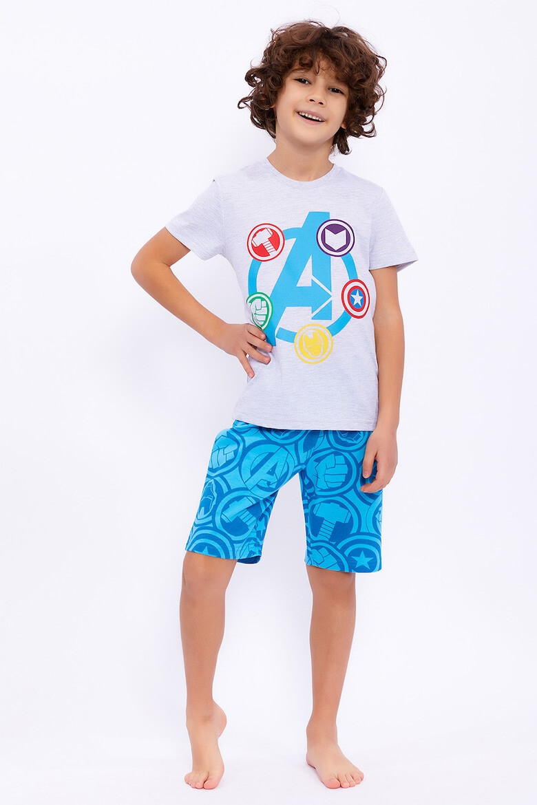 Roly Poly Set de tricou si bermude cu imprimeu Avengers - Pled.ro