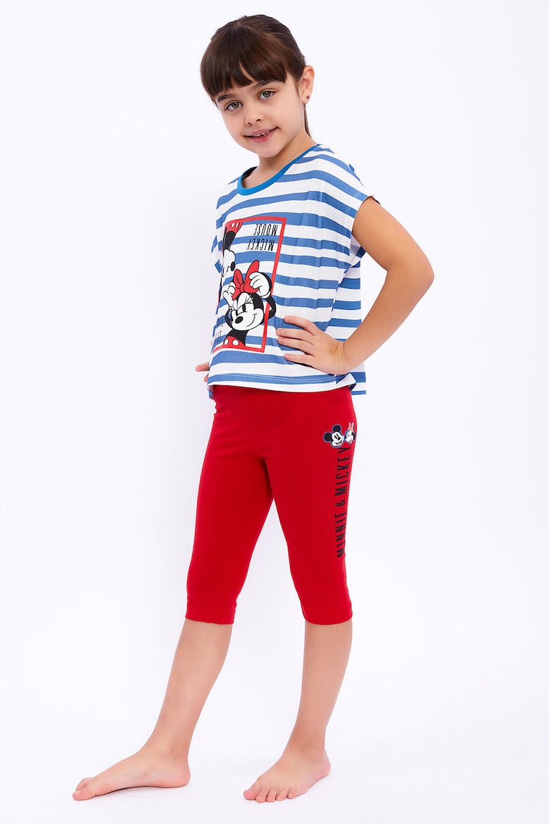 Roly Poly Set de tricou si colanti cu imprimeu Mickey&Minnie Mouse - Pled.ro