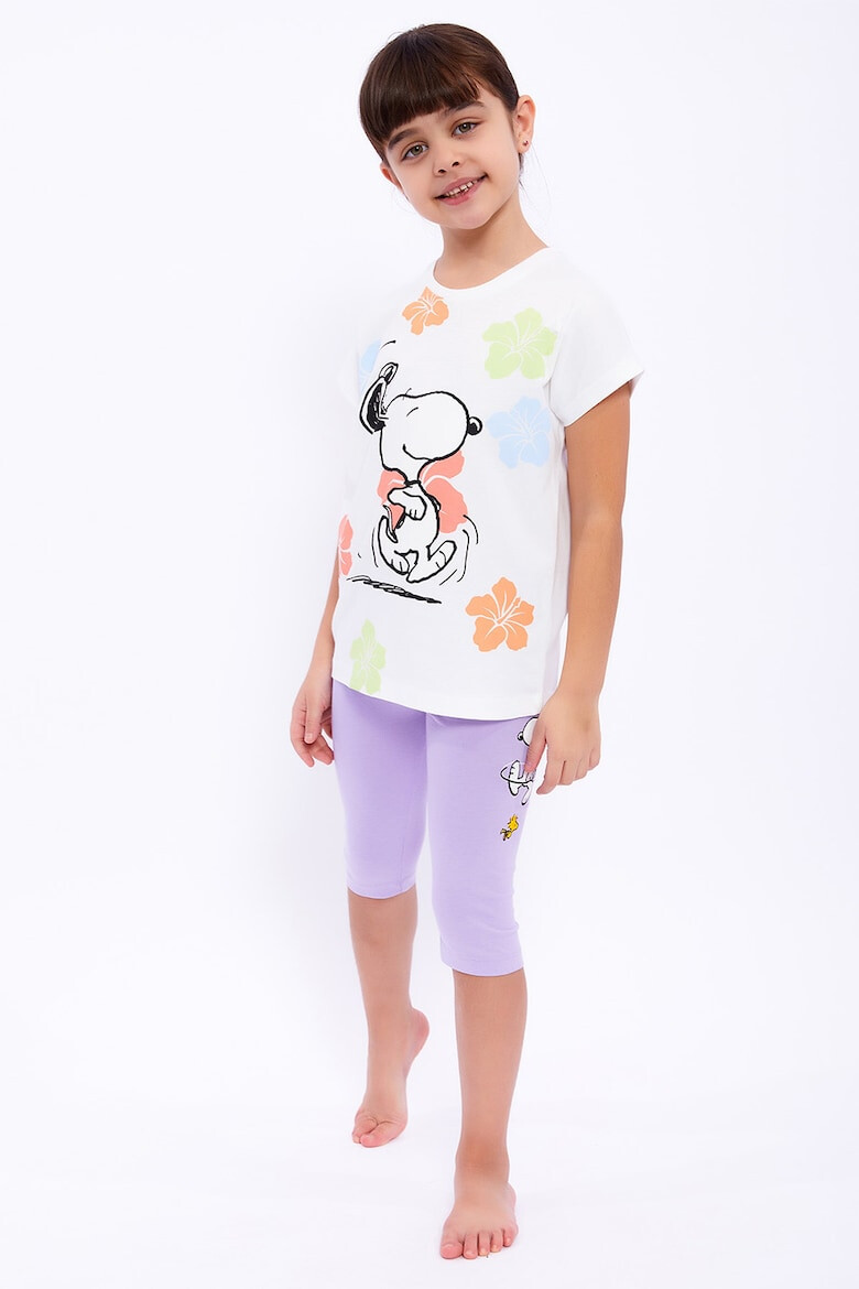 Roly Poly Set de tricou si colanti cu imprimeu Snoopy - Pled.ro