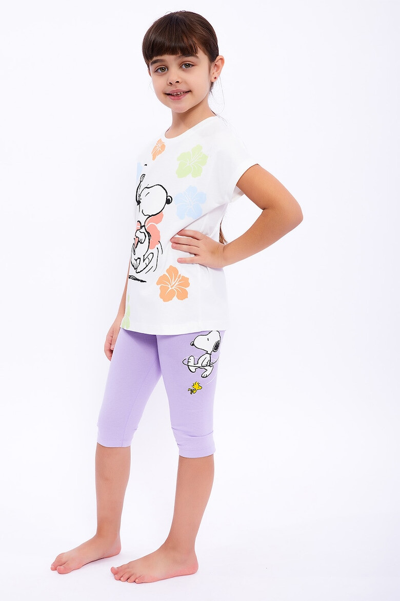 Roly Poly Set de tricou si colanti cu imprimeu Snoopy - Pled.ro