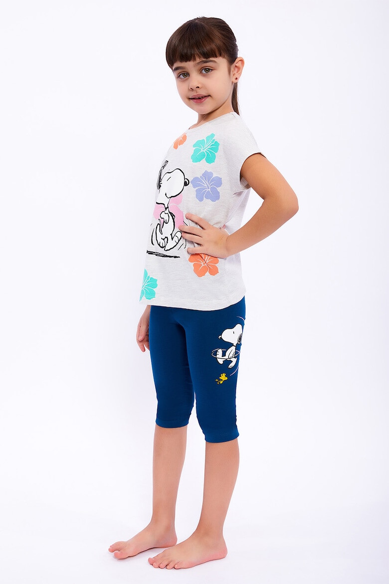 Roly Poly Set de tricou si colanti cu imprimeu Snoopy - Pled.ro