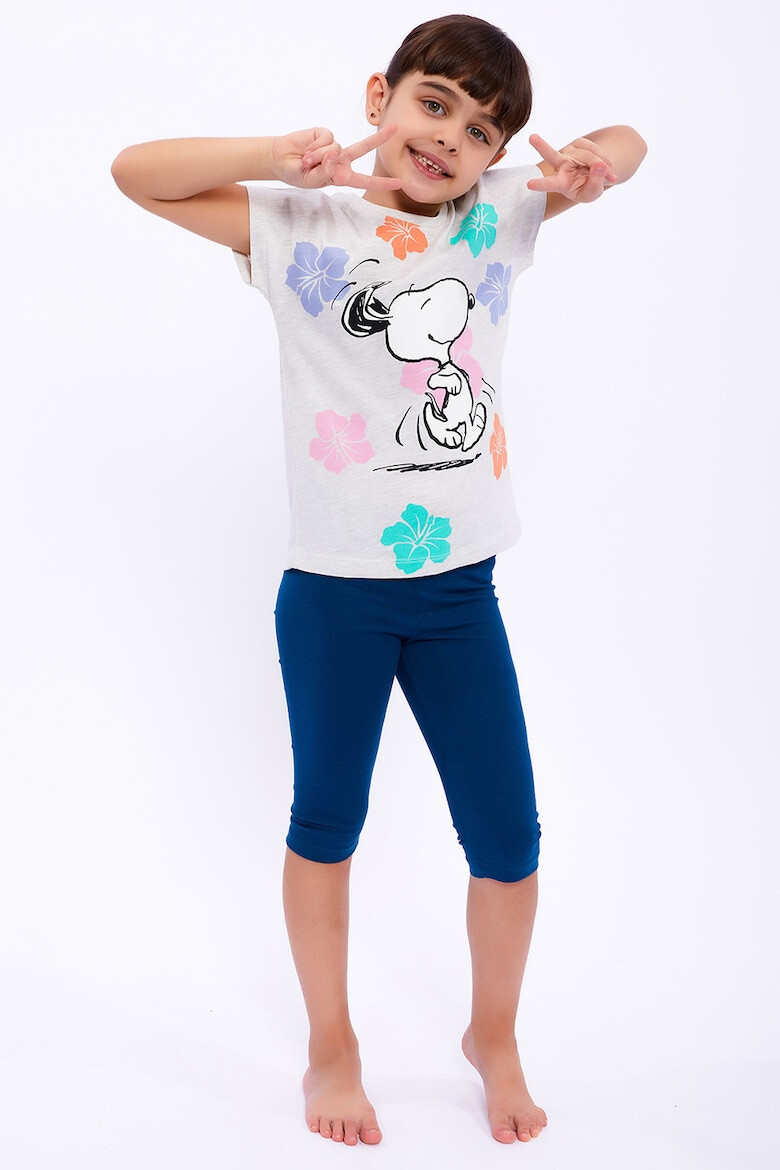 Roly Poly Set de tricou si colanti cu imprimeu Snoopy - Pled.ro