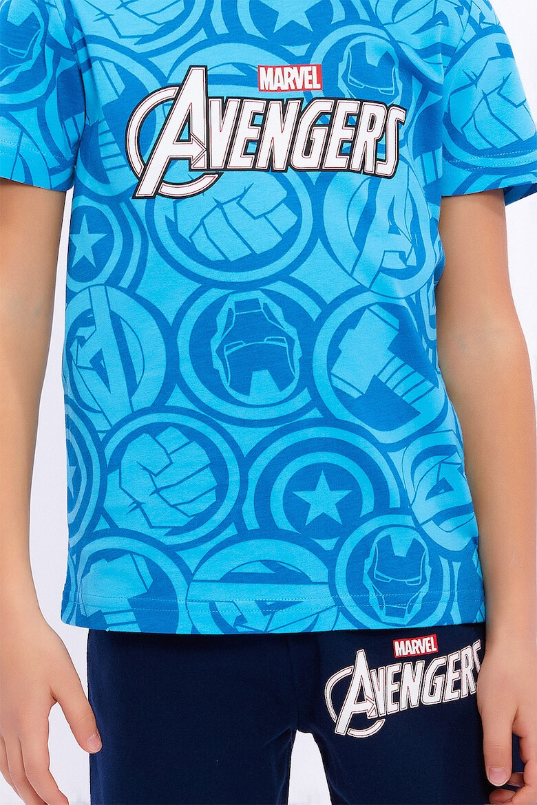 Roly Poly Set de tricou si imprimeu The Avengers si pantaloni scurti - Pled.ro